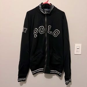 Polo RALPH LAUREN Heritage 67 Track/Varsity Jacket
Black & White Size 2XL